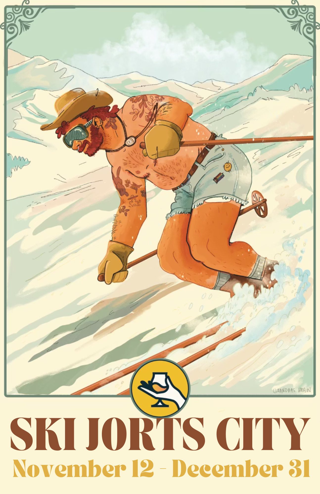 Ski Jorts City Event Poster