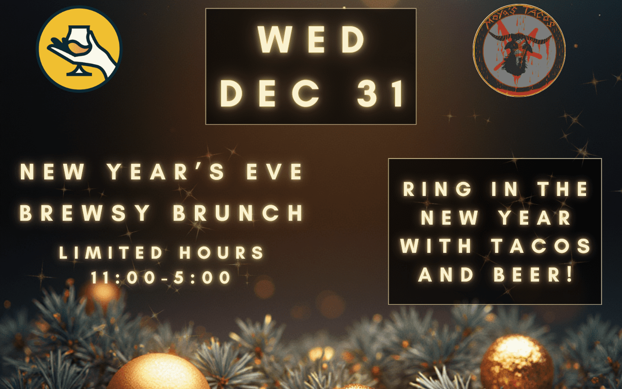 COUNTER 12.31 NYE Brewsy Brunch