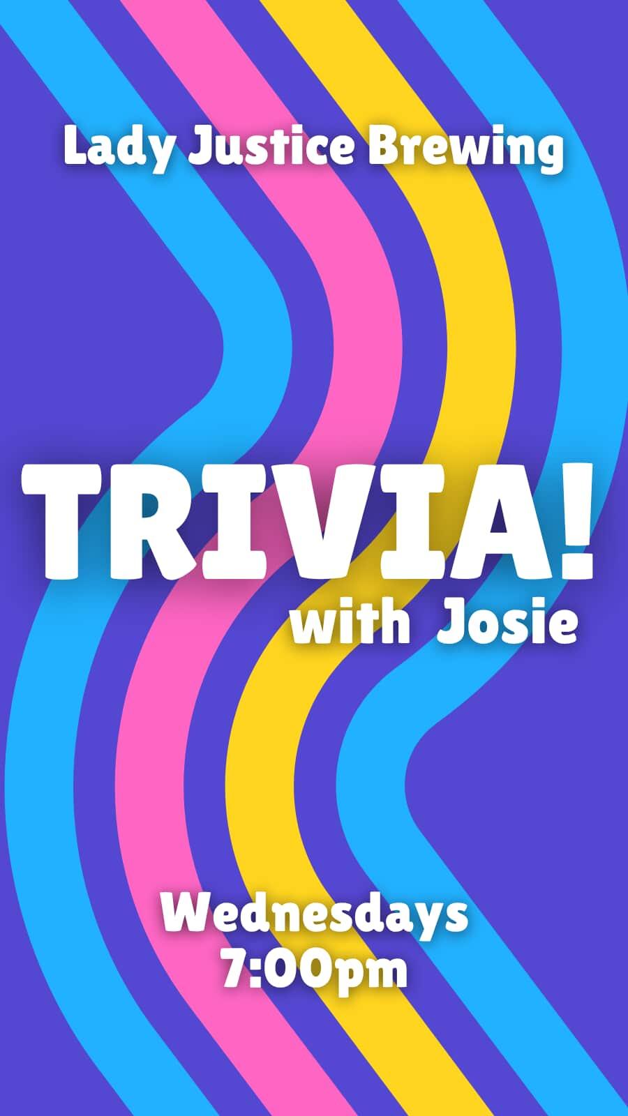 josie trivia flyer
