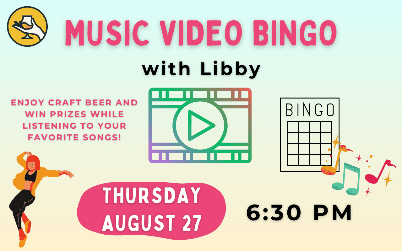 COUNTER 827 MUSIC VIDEO BINGO